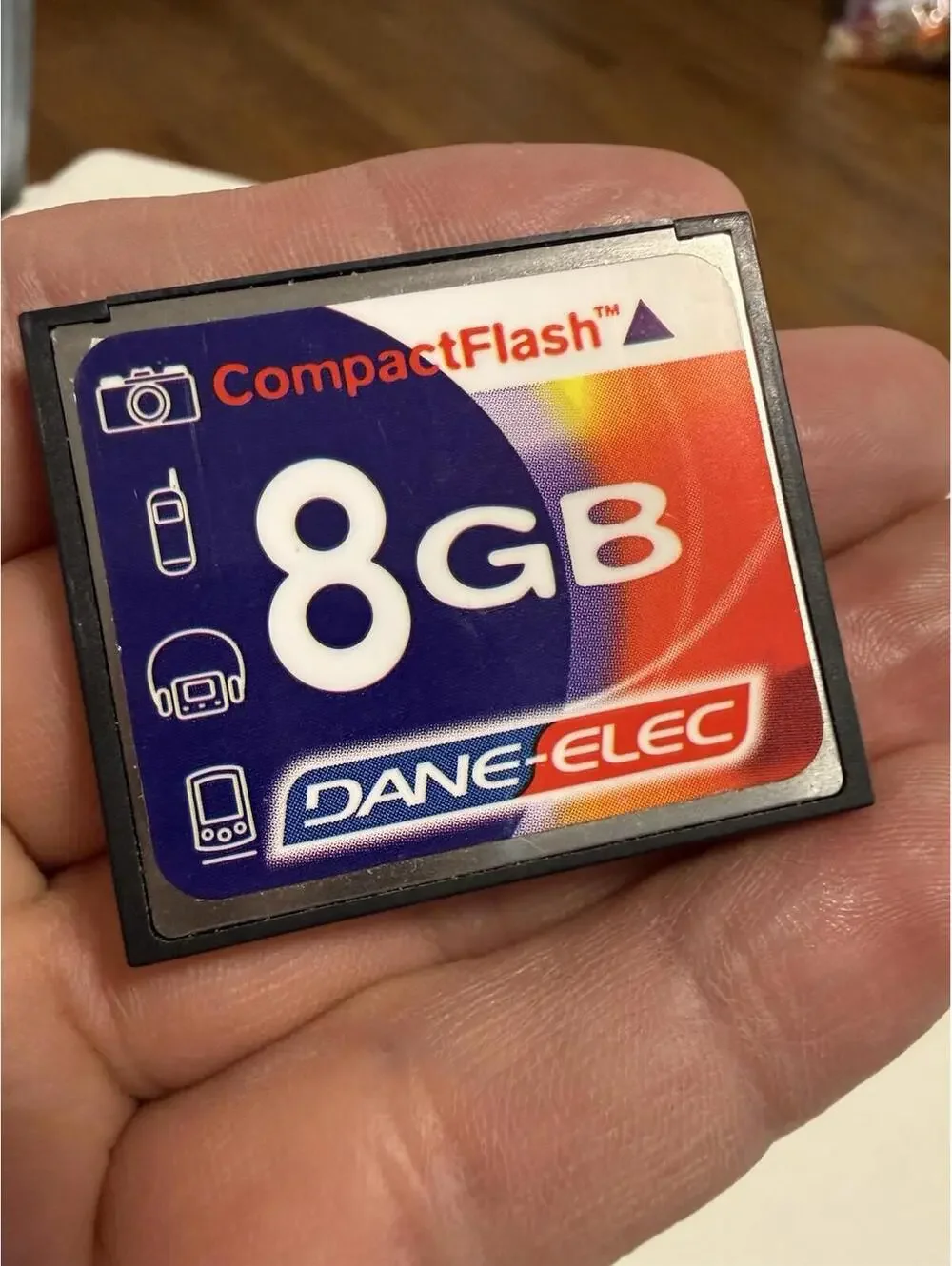 Dane-Elec 8gb CF Compact Flash Camera Memory Card, Good Condition